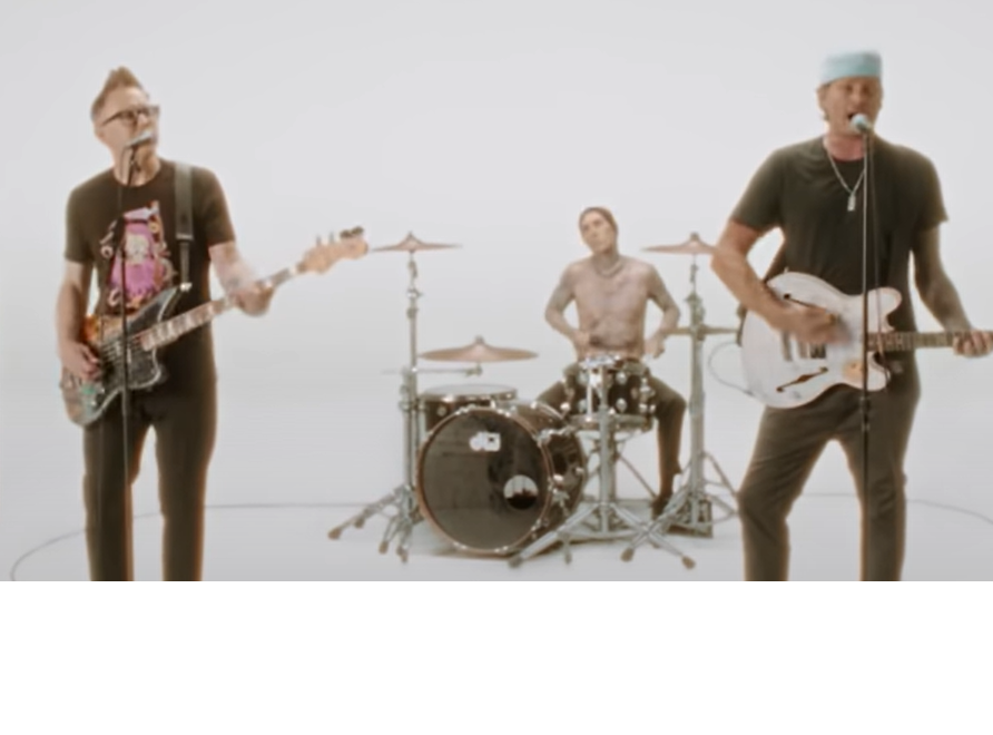 The band Blink 182 in their recent music video for One More Time.