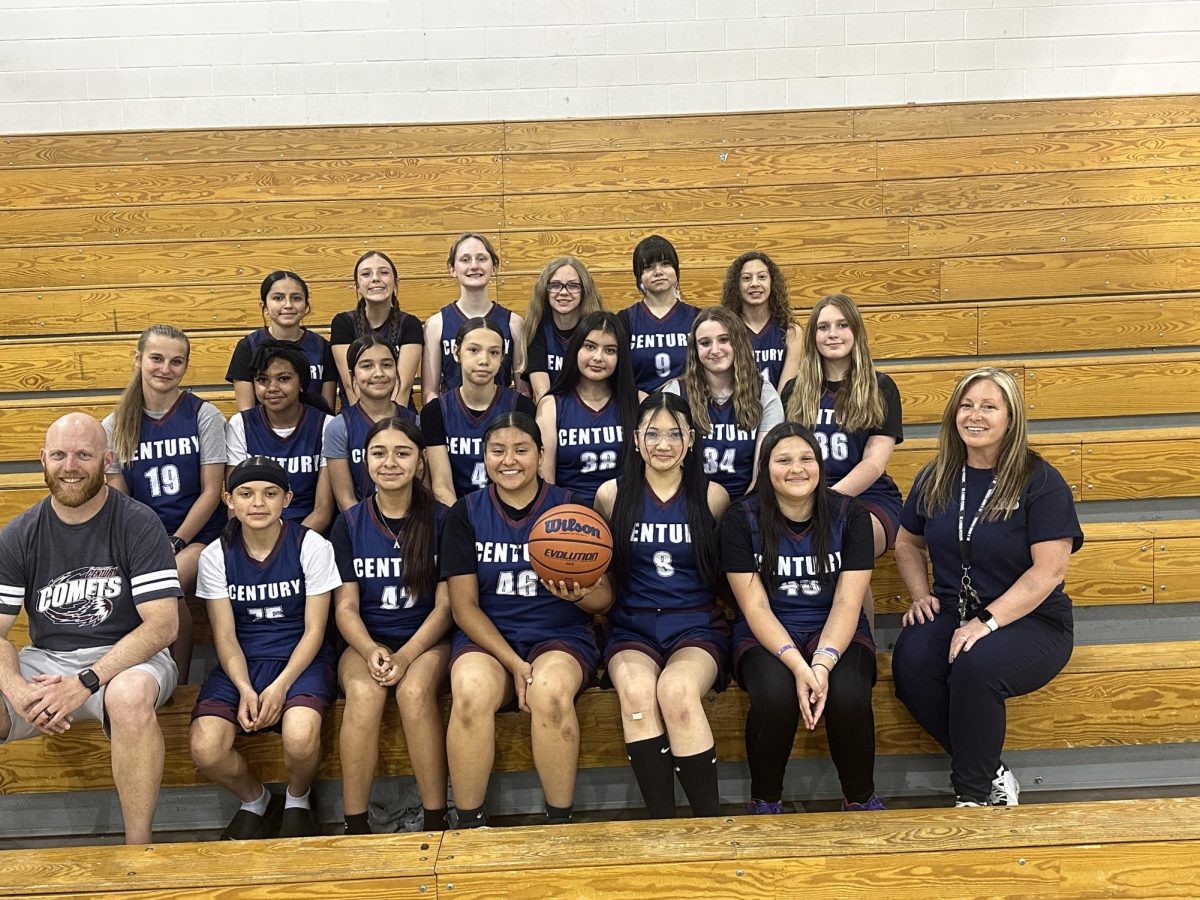 7th grade Century girls basketball team.